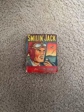 1943 SMILIN JACK Death Rock #1445 Whitman Big Better Little Book VG/FN 5.0